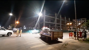 Sập giàn giáo công trình xây dựng của Toyota tại Bắc Giang