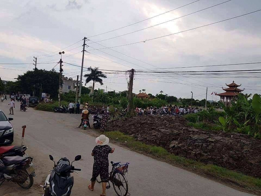Hiện trường nơi phát hiện thi thể ông Điều. 4039 1