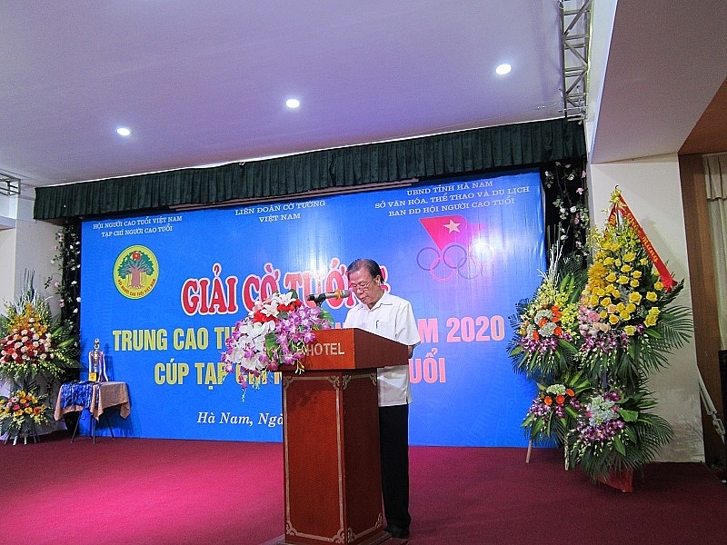 khai mac giai co tuong trung cao tuoi toan quoc 2020 cup tap chi nguoi cao tuoi