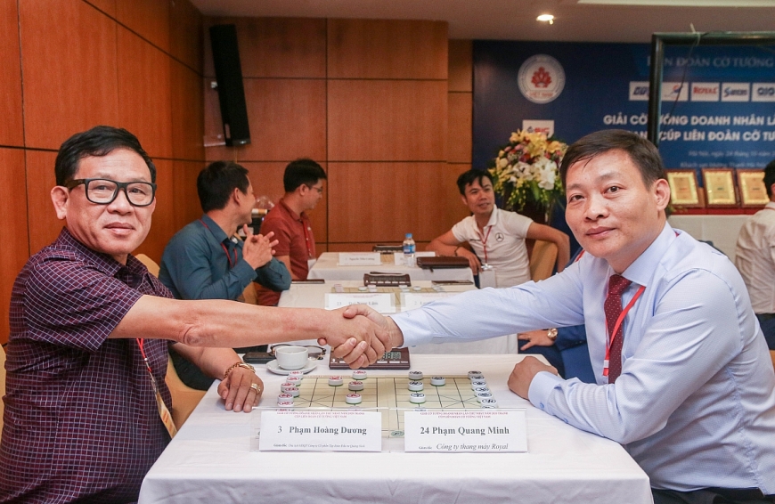 Khai mạc Giải Cờ tướng Doanh nhân lần thứ nhất 2020 tranh cúp Liên đoàn Cờ tướng Việt Nam