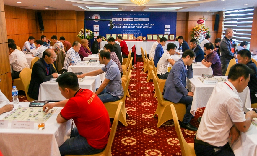 Khai mạc Giải Cờ tướng Doanh nhân lần thứ nhất 2020 tranh cúp Liên đoàn Cờ tướng Việt Nam