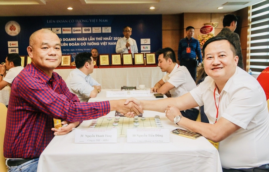 Khai mạc Giải Cờ tướng Doanh nhân lần thứ nhất 2020 tranh cúp Liên đoàn Cờ tướng Việt Nam