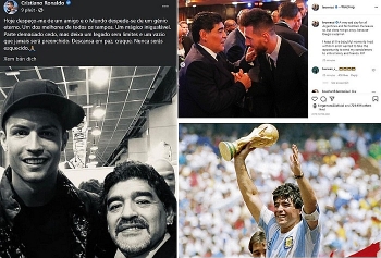 Ronaldo, Messi tri ân huyền thoại Maradona