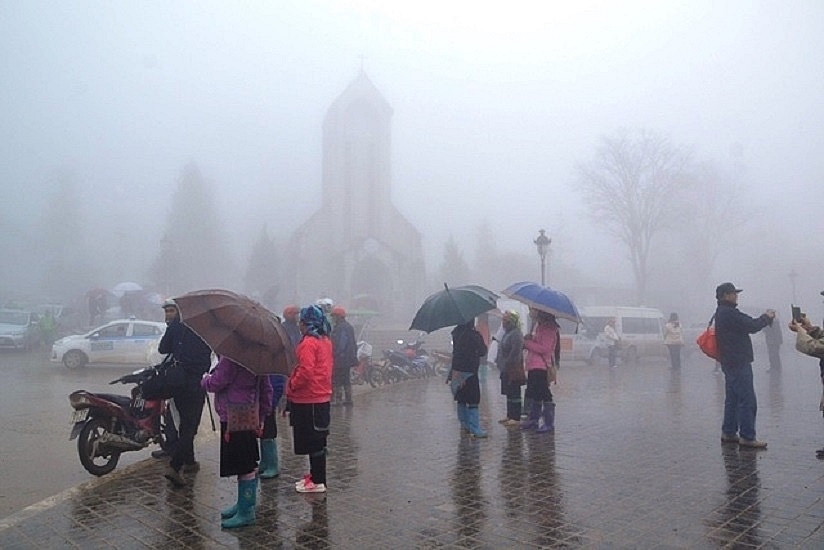 Không khí lạnh tăng cường mạnh, vùng núi cao khả năng xuất hiện băng giá