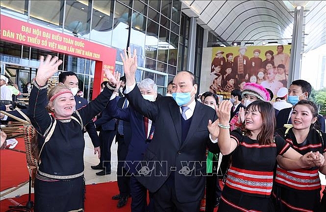 Lãnh đạo Đảng, Nhà nước dự Đại hội đại biểu toàn quốc các dân tộc thiểu số Việt Nam