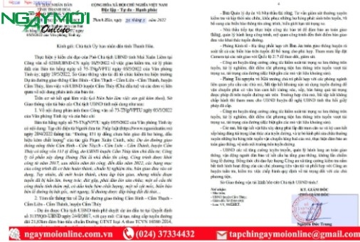 Dự án đường giao thông liên xã hơn 131 tỷ chưa bàn giao đã xuống cấp nghiêm trọng