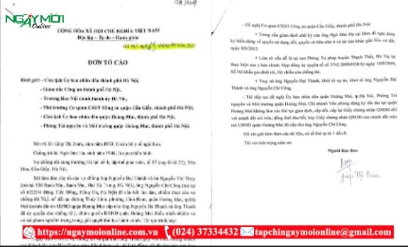 Viết tiếp vụ bị lừa mất đất, mất tiền của bà Giáp Thị Nam, ở phường Yên Hòa, quận Cầu Giấy, TP Hà Nội:  Vì sao Công an quận Cầu Giấy lại chậm trễ trong việc trả lời?