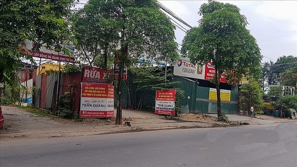 phuong hoang liet quan hoang mai tp ha noi tran lan cong trinh vi pham xay dung bai xe khong phep