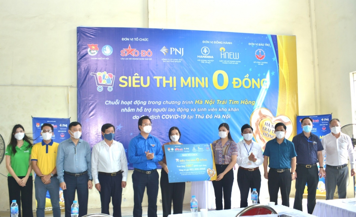 Alphanam Green Foundation vận hành siêu thị mini 0 đồng tại huyện Phú Xuyên