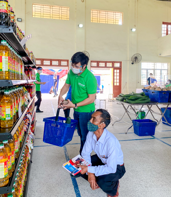 Alphanam Green Foundation vận hành siêu thị mini 0 đồng tại huyện Phú Xuyên