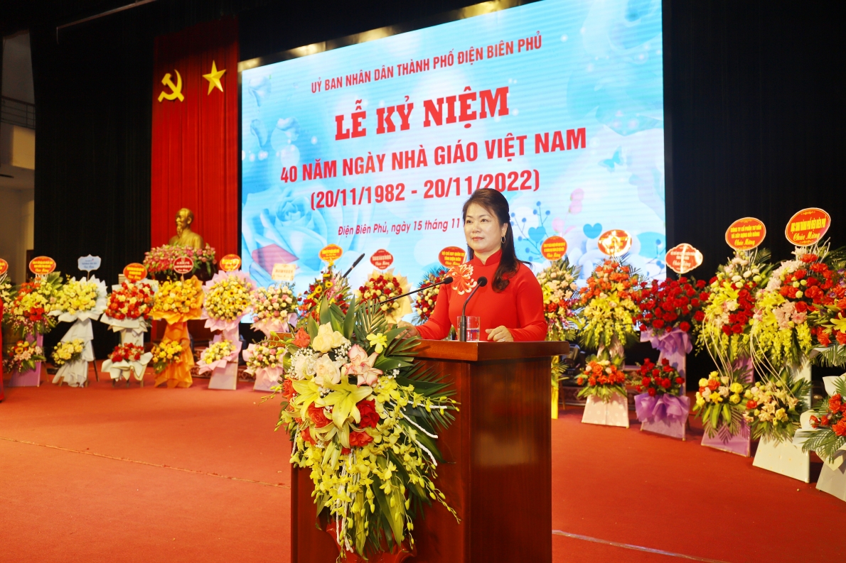 TP Điện Biên Phủ, tỉnh Điện Biên: Long trọng tổ chức 40 năm Ngày Nhà giáo Việt Nam