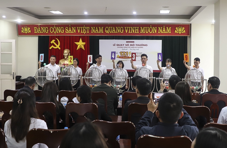Kết quả trúng thưởng chương trình Tiết kiệm dự thưởng 