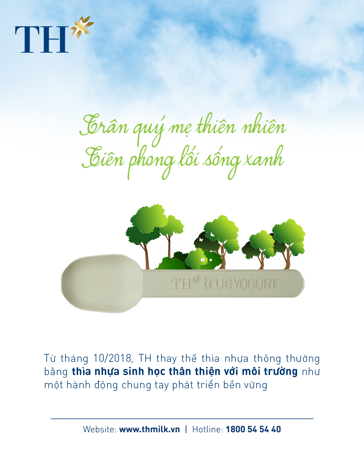 Loại th&igrave;a sữa chua từ nhựa sinh học th&acirc;n thiện với m&ocirc;i trường của Tập đo&agrave;n TH