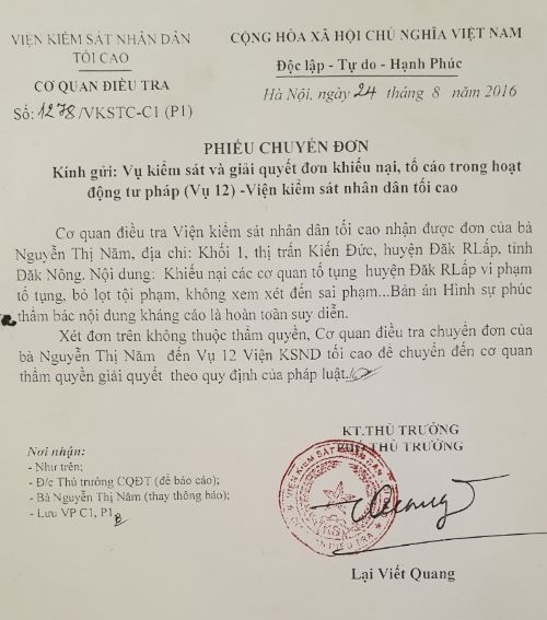 Trở lại bài viết “Xung quanh việc bà Nguyễn Thị Năm, ông Nguyễn Xuân Thanh bị khởi tố về hành vi sử dụng nhiều người uy hiếp tinh thần để chiếm đoạt t