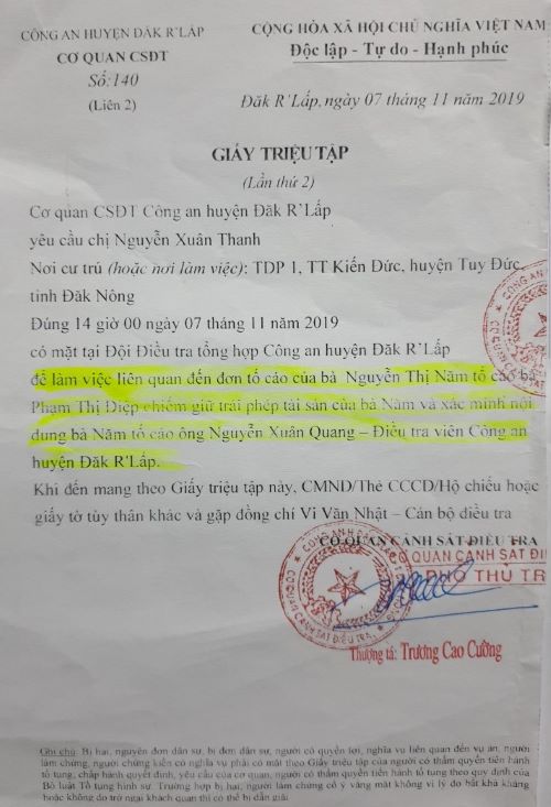 Trở lại bài viết “Xung quanh việc bà Nguyễn Thị Năm, ông Nguyễn Xuân Thanh bị khởi tố về hành vi sử dụng nhiều người uy hiếp tinh thần để chiếm đoạt t