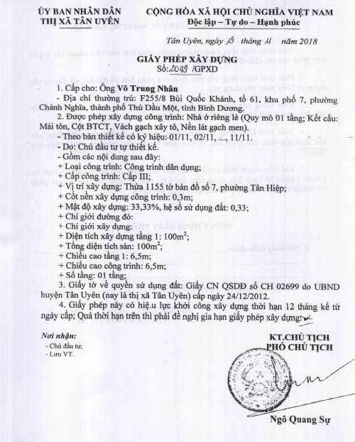 Phường Tân Hiệp, thị xã Tân Uyên, tỉnh Bình Dương: Sao chính quyền làm “ngơ” cho hành vi xây dựng trên đất công?