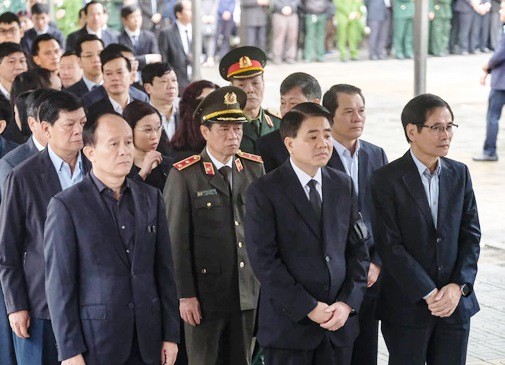 Tiễn đưa 3 liệt sỹ hy sinh tại Đồng Tâm