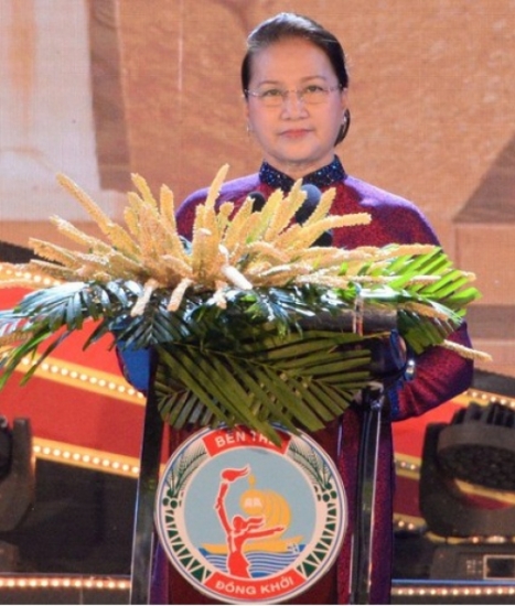 Chủ tịch Quốc hội dự Lễ kỷ niệm 60 năm Ngày Bến Tre đồng khởi