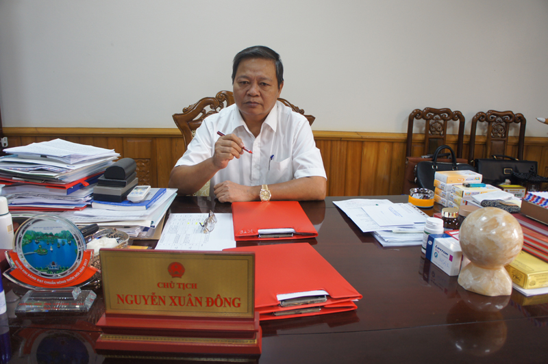 &Ocirc;ng Nguyễn Xu&acirc;n Đ&ocirc;ng, Ph&oacute; B&iacute; thư tỉnh ủy, Chủ tịch UBND tỉnh H&agrave; Nam.