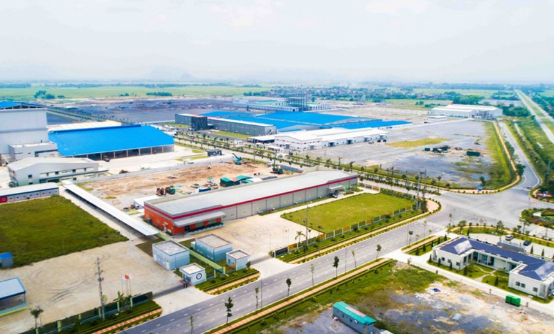 Một g&oacute;c khu c&ocirc;ng nghiệp Đồng Văn