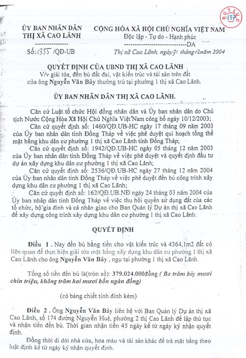 TP Cao Lãnh, tỉnh Đồng Tháp: Tại sao nhiều hành vi có dấu hiệu vi phạm pháp luật chưa được xử lí? (Bài 7)