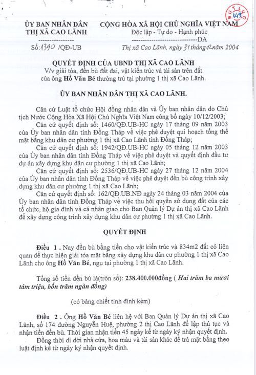TP Cao Lãnh, tỉnh Đồng Tháp: Tại sao nhiều hành vi có dấu hiệu vi phạm pháp luật chưa được xử lí? (Bài 7)