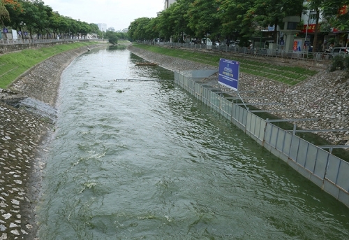 Hà Nội xây gần 13km cống ngầm dưới sông Tô Lịch