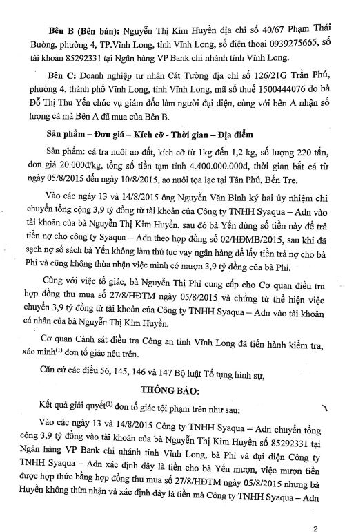Viết  tiếp bài “Công an tỉnh Vĩnh Long: Vì sao chưa xem xét, xử lí tin tố giác tội phạm?”: Hé lộ dấu hiệu bao che hành vi có dấu hiệu tội phạm!