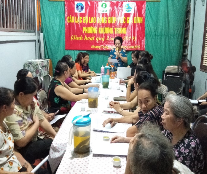 B&agrave; Na chủ tr&igrave; sinh hoạt CLB Gi&uacute;p việc gia đ&igrave;nh