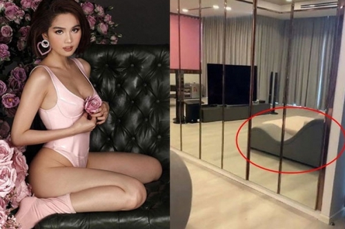 Để lộ 'ghế tình yêu' Ngọc Trinh khiến cộng đồng mạng tò mò
