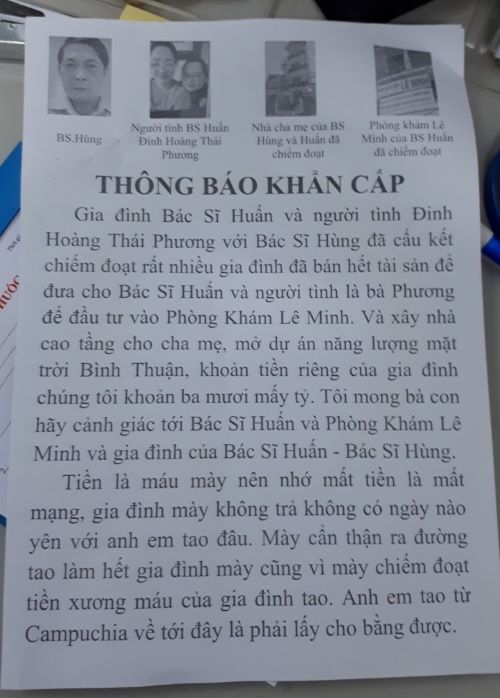 Tỉnh An Giang: Bác sĩ kêu cứu vì bị nhóm người hăm doạ “lấy máu” cả gia đình (!)