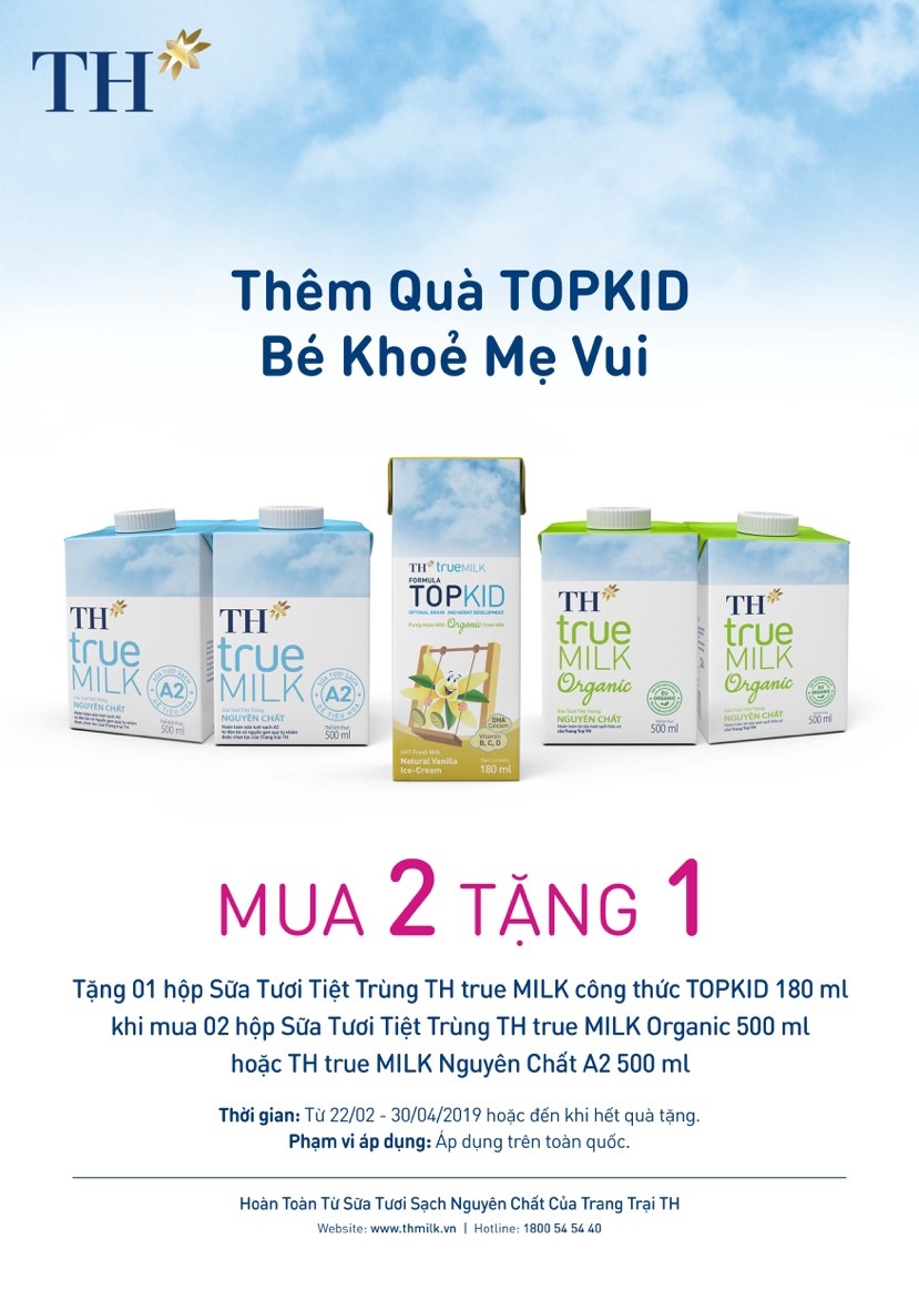 Những món quà sức khỏe không thể bỏ qua từ TH true MILK