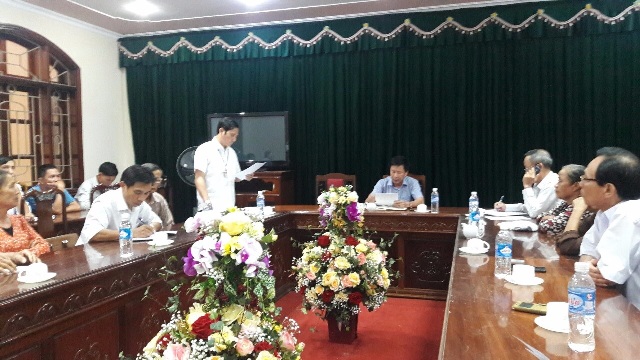 &Ocirc;ng V&otilde; Như Phong ph&aacute;t biểu tại cuộc đối thoại ng&agrave;y 1/7/2019: &ldquo;Y&ecirc;u cầu UBND x&atilde; Trung Lộc lập b&aacute;o c&aacute;o, để trả tiền cho b&agrave; Ch&aacute;u&rdquo;, nhưng đến nay vẫn kh&ocirc;ng thực hiện