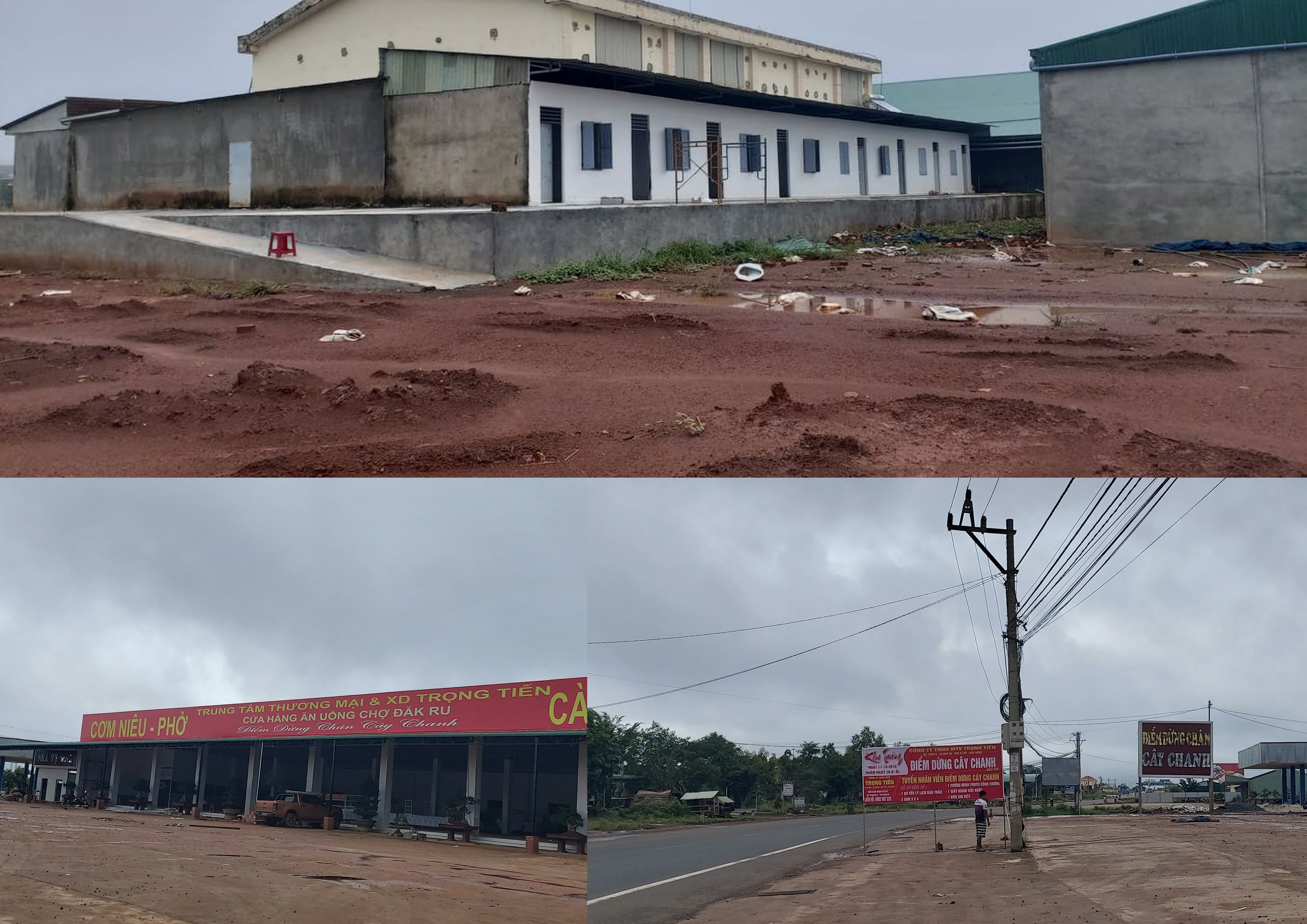 Dự &aacute;n x&acirc;y dựng chợ d&acirc;n sinh, nhưng đến nay chợ kh&ocirc;ng hoạt động, thay v&agrave;o đ&oacute; l&agrave; x&acirc;y dựng trạm dừng nghỉ, qu&aacute;n ăn...c&aacute;c dịch vụ thương mại của Doanh nghiệp tư nh&acirc;n Ph&uacute; Thịnh