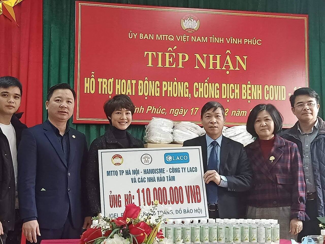 Trước đ&oacute; C&ocirc;ng ty TNHH Quốc tế Laco đ&atilde; tặng l&agrave;m từ thiện sản phẩm chưa được cấp ph&eacute;p