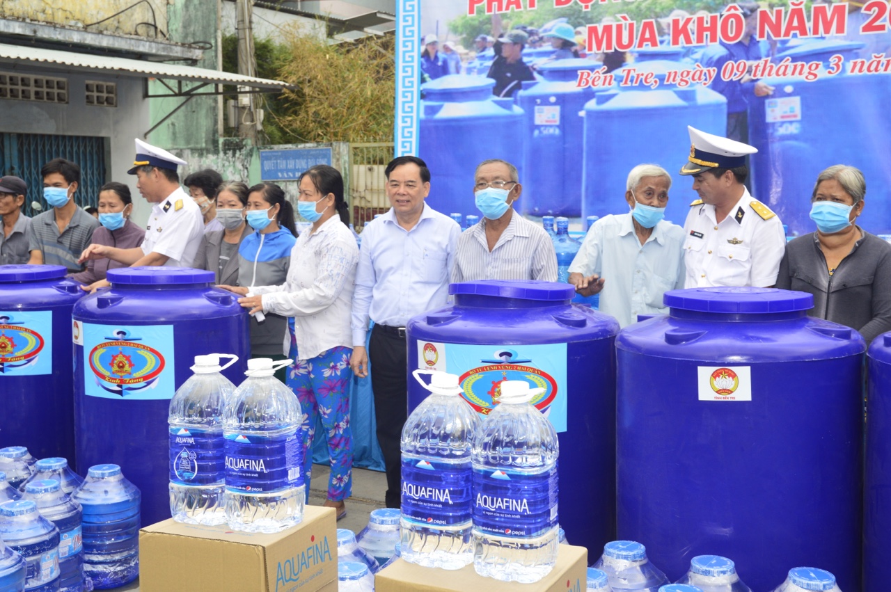 Tỉnh Bến Tre: Phát động Nhân dân chủ động phòng chống hạn, mặn