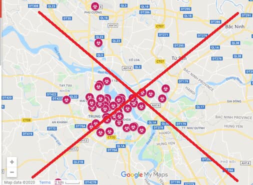 Th&ocirc;ng tin sai lệch về bản đồ COVID-19.