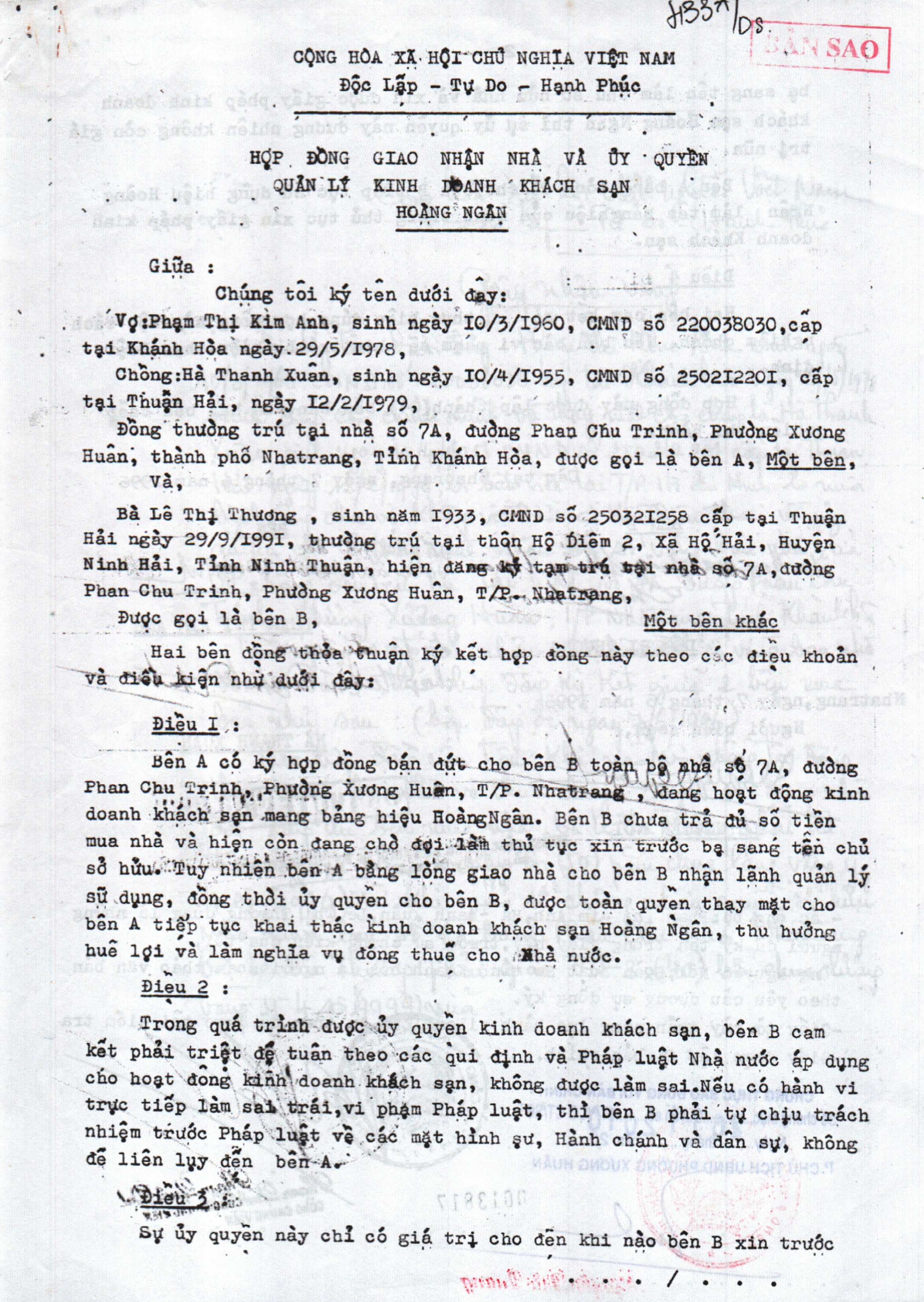 Xét xử “tranh chấp đòi lại tài sản” ở tỉnh Khánh Hòa: Có cơ sở đề nghị xem xét theo thủ tục giám đốc thẩm