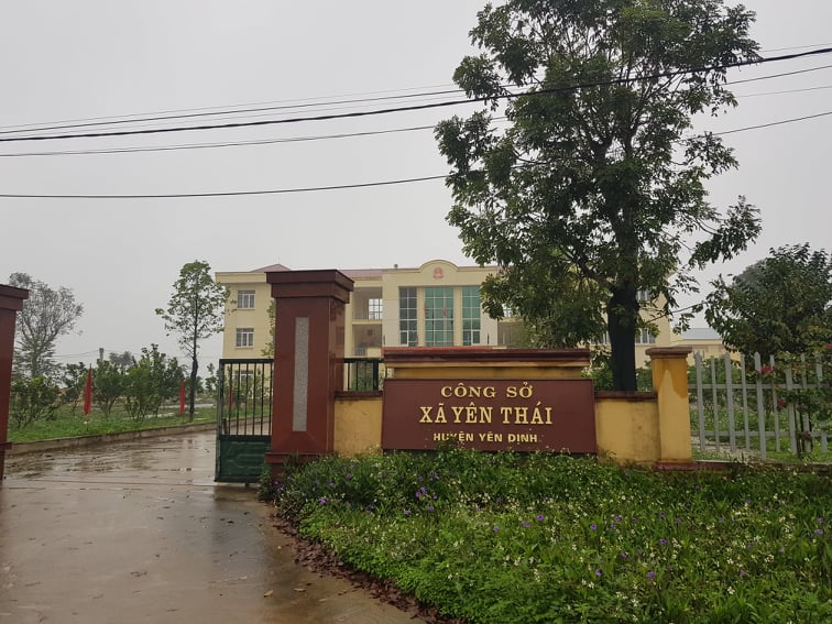 UBND x&atilde; Y&ecirc;n Th&aacute;i, huyện Y&ecirc;n Định, tỉnh Thanh H&oacute;a