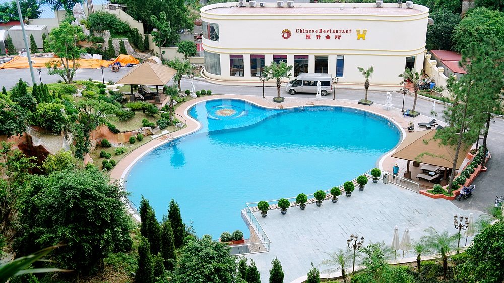 To&agrave;n cảnh Phoenix Resort Bắc Ninh nh&igrave;n từ tr&ecirc;n cao xuống