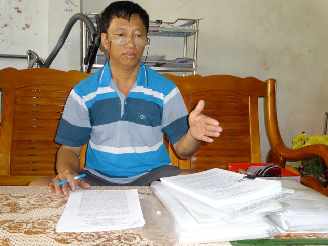 &Ocirc;ng Trần Quang Khuynh nhấn mạnh: &ldquo;Đảng ta, Nh&agrave; nước ta, Nh&acirc;n d&acirc;n ta, ng&agrave;nh tư ph&aacute;p nước CHXHCN Việt Nam kh&ocirc;ng cho ph&eacute;p ai, cấm bất cứ ai sử dụng hồ sơ, t&agrave;i liệu giả mạo để x&eacute;t xử cho kẻ giả mạo thắng kiện. Đ&oacute; l&agrave; nguy&ecirc;n tắc, quy định bất di bất dịch của ph&aacute;p luật v&agrave; đạo l&iacute;&rdquo;