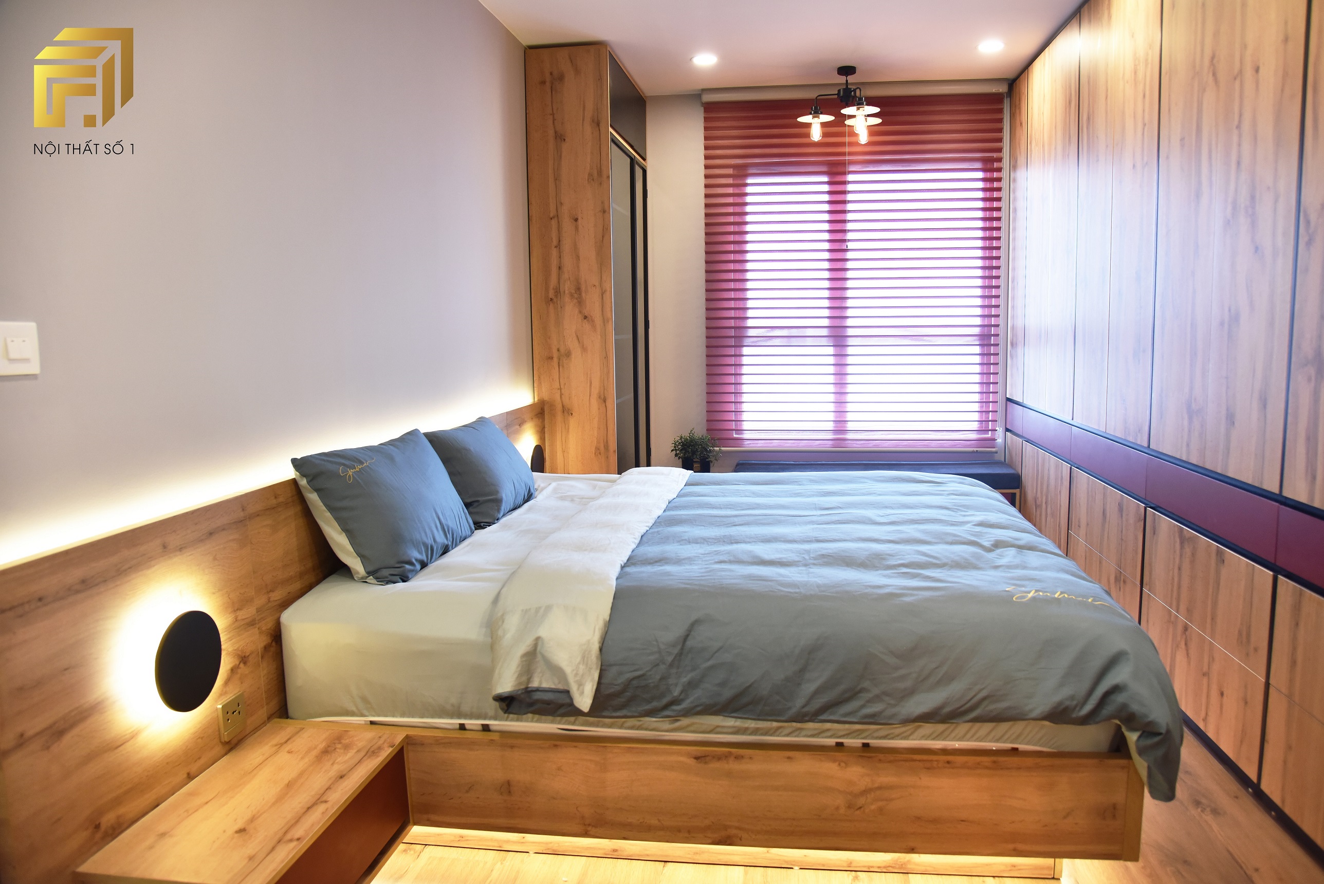 Giường ngủ lớn được trực tiếp sản xuất tại Nh&agrave; m&aacute;y Nội thất F1 (Lương Sơn, H&ograve;a B&igrave;nh)