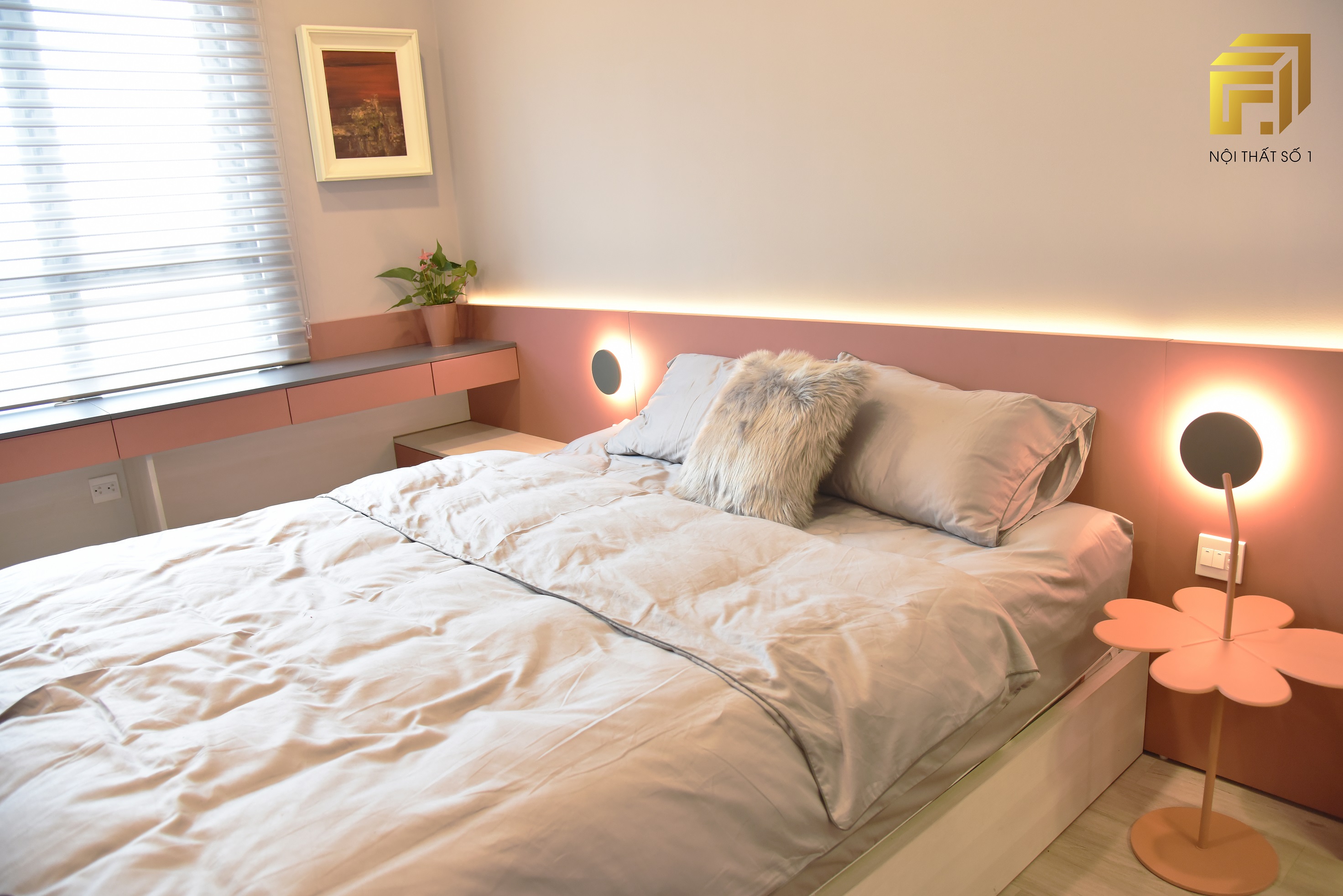 Ph&ograve;ng ngủ trang nh&atilde; v&agrave; ấm &aacute;p d&agrave;nh cho hai c&ocirc;ng ch&uacute;a nhỏ