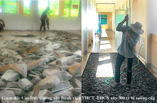 Do bị r&uacute;t ruột, Bệnh viện xuống cấp nghi&ecirc;m trọng, Nh&agrave; nước lại bỏ tiền ra sửa chữa, nhưng sửa chữa rồi lại hư hỏng, l&agrave;m đi l&agrave;m lại ho&agrave;i m&agrave; vẫn hư hỏng
