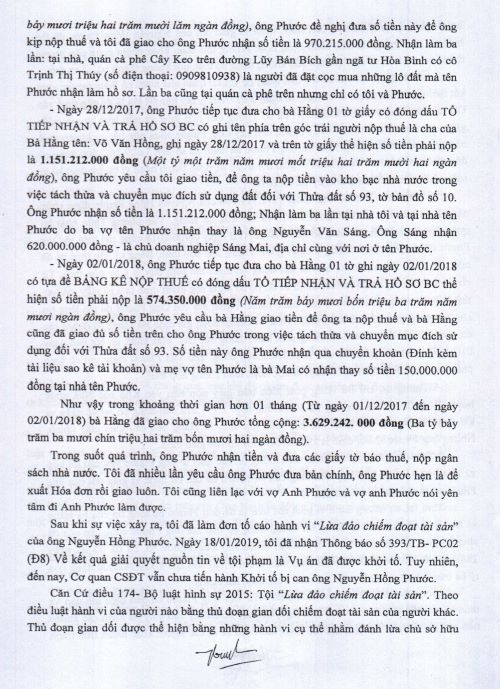 TP Hồ Chí Minh: Đã khởi tố “Lừa đảo chiếm đoạt tại sản”, sao chưa xử lí?