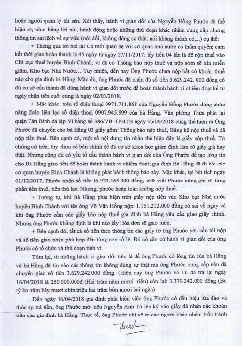 TP Hồ Chí Minh: Đã khởi tố “Lừa đảo chiếm đoạt tại sản”, sao chưa xử lí?
