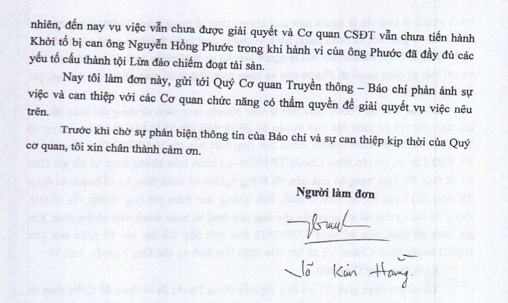 TP Hồ Chí Minh: Đã khởi tố “Lừa đảo chiếm đoạt tại sản”, sao chưa xử lí?
