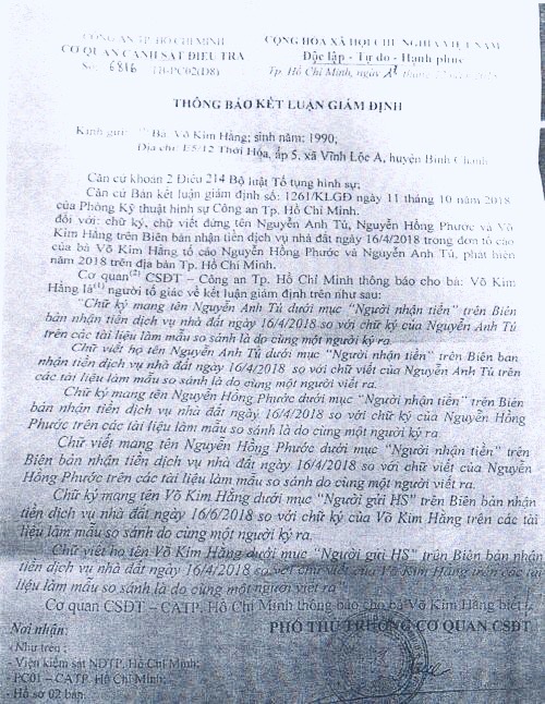 TP Hồ Chí Minh: Đã khởi tố “Lừa đảo chiếm đoạt tại sản”, sao chưa xử lí?