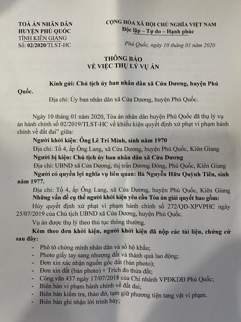Phó Thủ tướng Thường trực chỉ đạo xử lí nghiêm sai phạm trong quản lý đất đai, trật tự xây dựng ở Phú Quốc