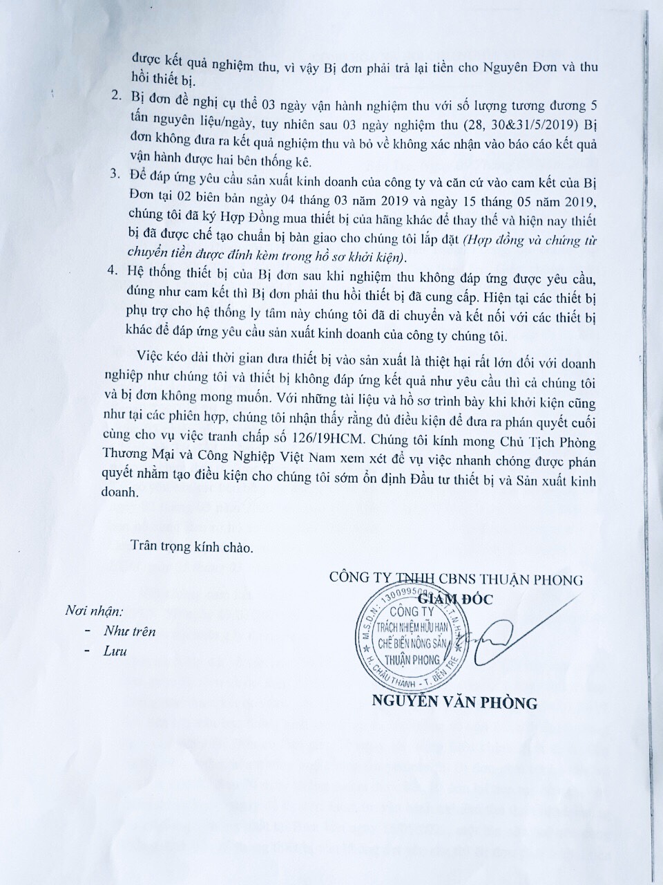 Vụ kiện số 126/19 HCM tại VIAC: Nguyên đơn phản ứng gay gắt vì Hội đồng Trọng tài xử  lý thiếu công tâm?